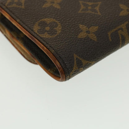 Louis Vuitton  Monogram Pochette Twin PM Shoulder Bag M51854 LV Auth bs4672