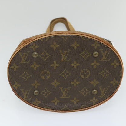 LOUIS VUITTON Monogram Bucket PM Shoulder Bag M42238 LV Auth bs9633