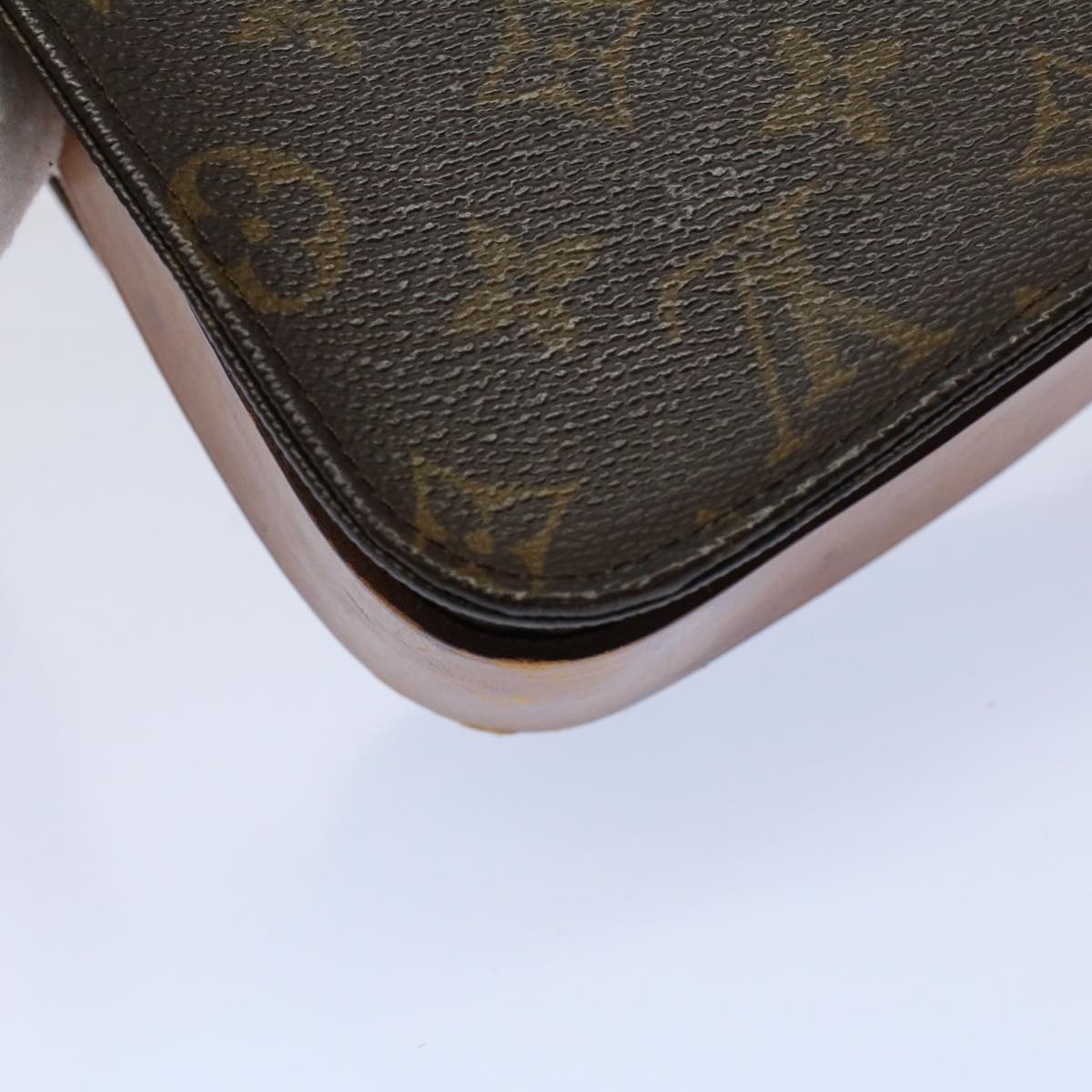 LOUIS VUITTON Monogram Cartouchiere GM Shoulder Bag M51252 LV Auth bs9772