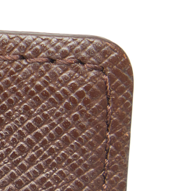 Louis Vuitton Damière Amvélop Culture Du Visit Cardcase N62920 Eve Brown PVC Leather Ladies Louis Vuitton