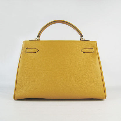 Hermes Kelly 32cm Togo Leather HandBag 6108 Yellow Golde