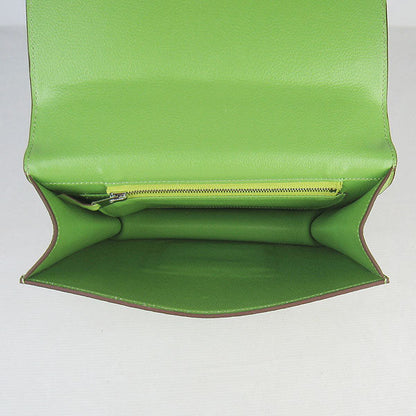 Hermes Constance Cowskin Leather Bag H017 green silver