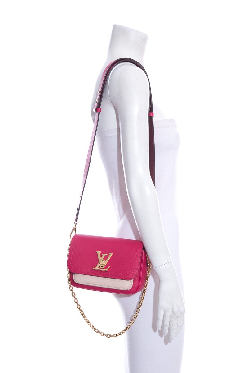 Louis Vuitton "Lock me Tender" Hot Pink Cross-Body