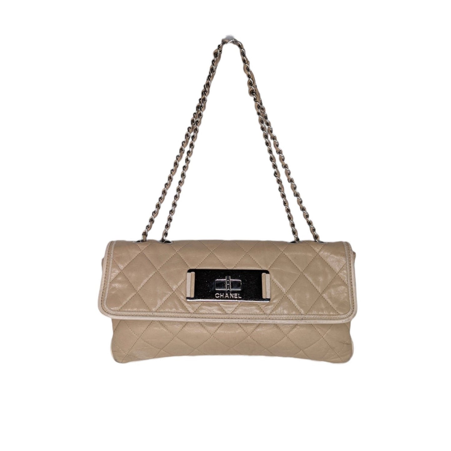 Chanel Beige Mademoiselle East-West Flap