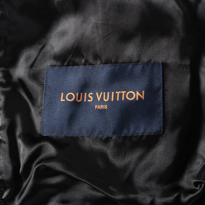 Louis Vuitton 22AW Wool x Leather St 46  Black x Grey RM222V Monogram Emboslezer and Wool Bronzone