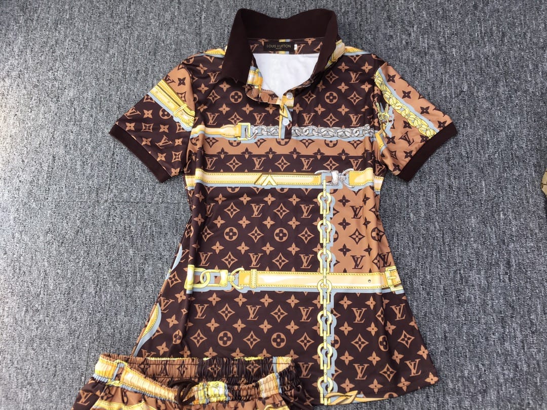 Louis Vuitton  Jogger and Tshirts Set (Tracksuit)