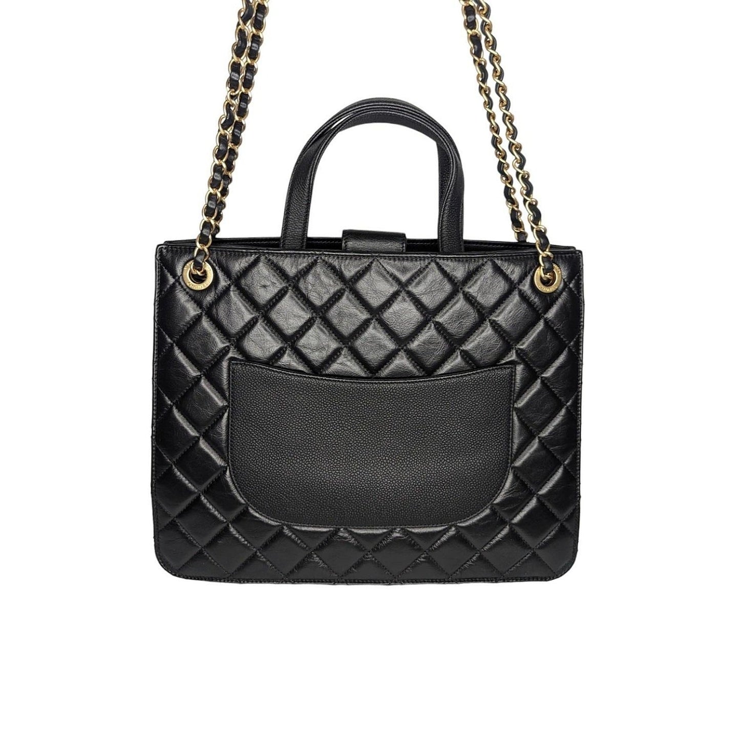 Chanel 2019 CC Turn Lock Shopper Tote