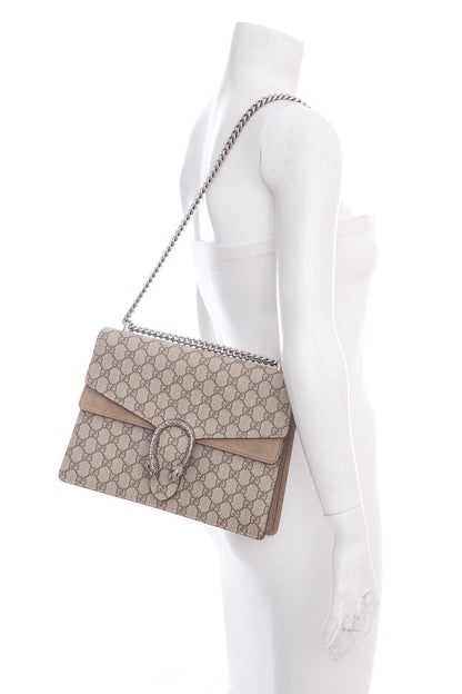 Gucci Brown Monogram Dionysus HandBag