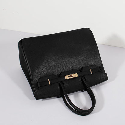 Hermes 35cm Birkin Bag Epsom Leather Black Gold