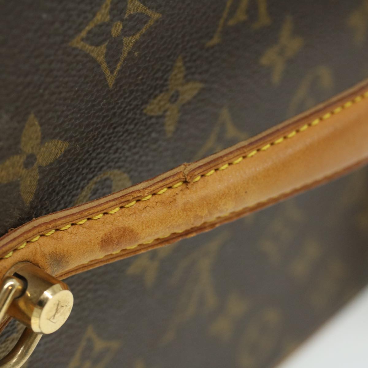 Louis Vuitton  Monogram Nice Hand Bag M47280 LV Auth cl249