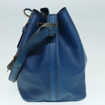 LOUIS VUITTON Epi Petit Noe Shoulder Bag Vintage Blue M44105 LV Auth cl858