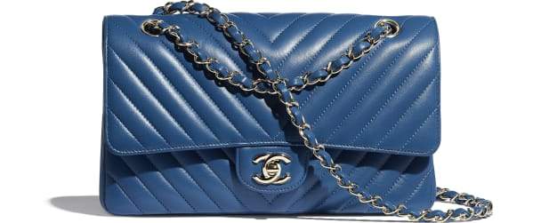 Chanel Classic Clutch With Chain – CWC Caviar Blue SiLouis Vuittoner-Toned