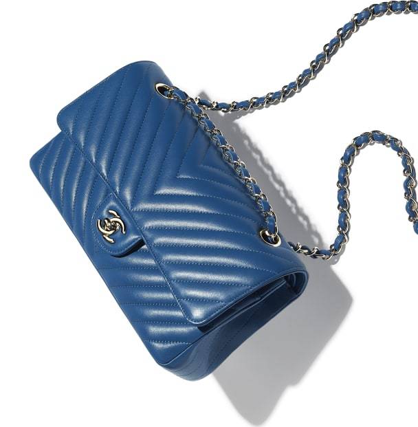 Chanel Classic Clutch With Chain – CWC Caviar Blue SiLouis Vuittoner-Toned