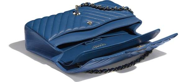 Chanel Classic Clutch With Chain – CWC Caviar Blue SiLouis Vuittoner-Toned