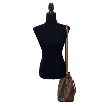 Louis Vuitton  - Neonoe MM Monogram Brown Canvas Shoulder Bag FULL KIT