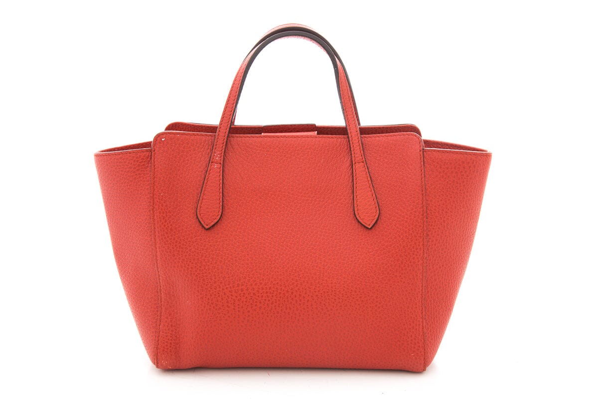 Gucci Burnt Orange Swing Tote Small HandBag