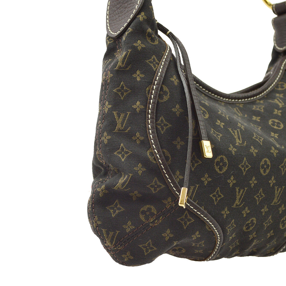 Louis Vuitton 2008 Brown Monogram Mini Lin Manon PM Handbag M95621