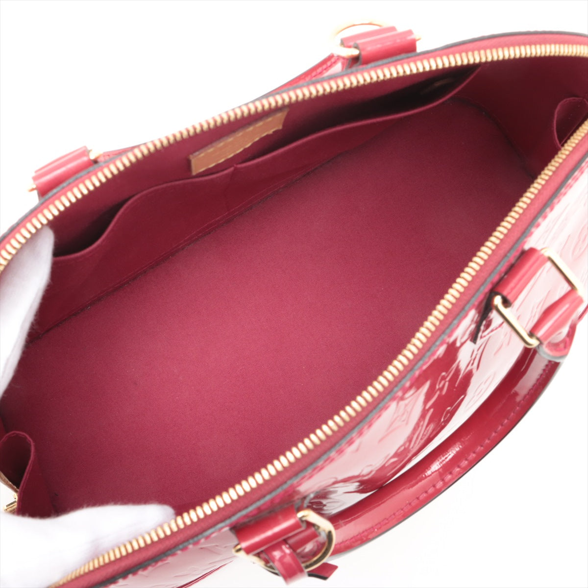 Louis Vuitton Alma PM Vernis Red Monogram M91770