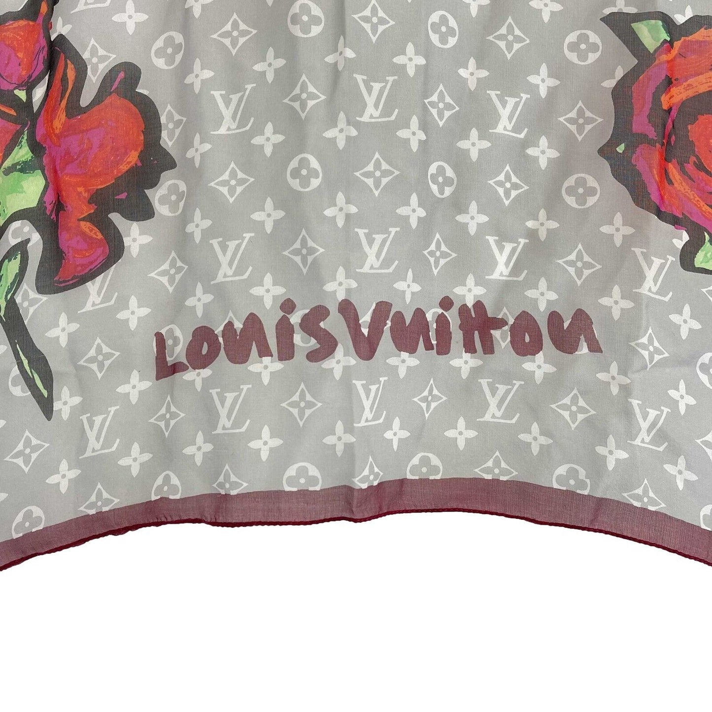 Louis Vuitton  - Silk Rose Shall - Multicolor XL Scarf