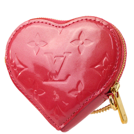 Louis Vuitton 2007 Vernis Porte Monnaie Coeur Coin Case Wallet M93657