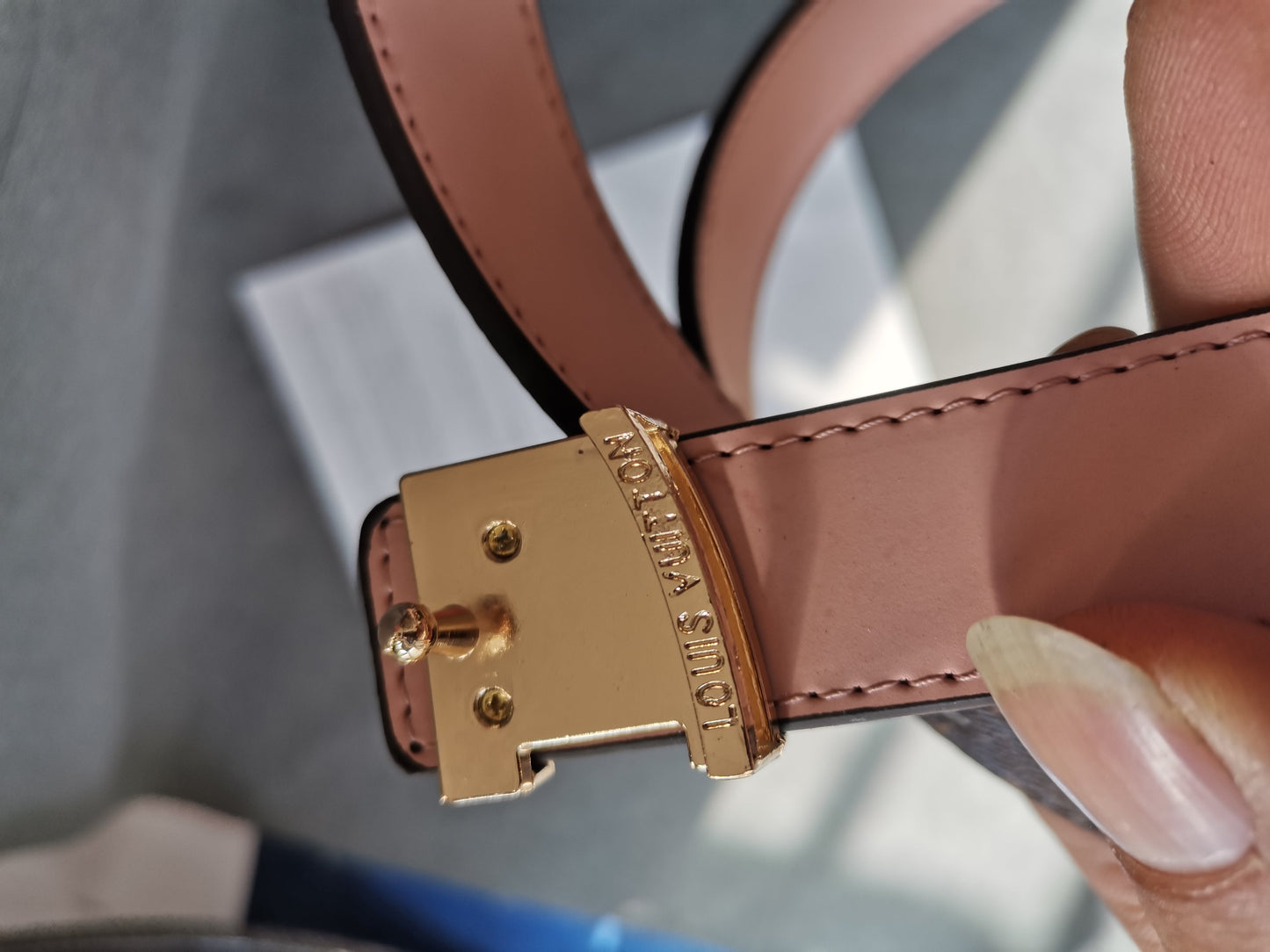 Louis Vuitton  thin Belt 2.5cm