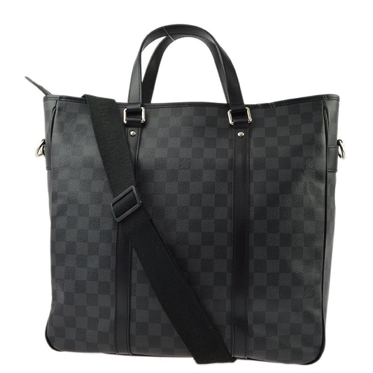 Louis Vuitton 2011 Damier Graphite Tadao 2way Tote Handbag N51192