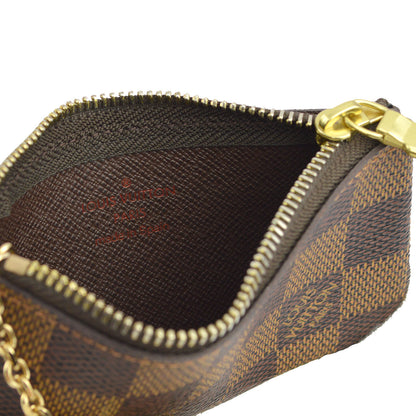 Louis Vuitton 2010 Damier Pochette Cles Coin Case Wallet Purse N62658