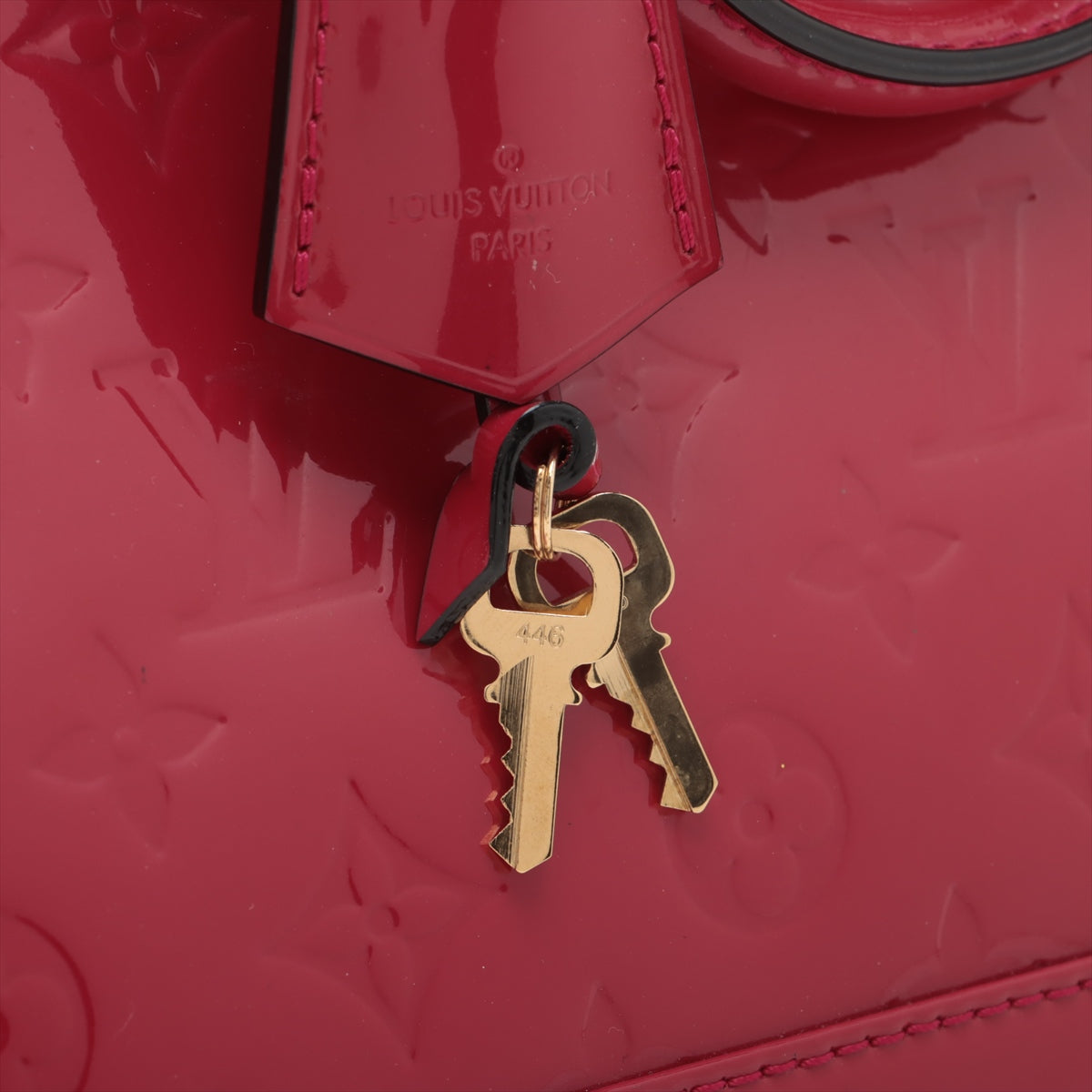 Louis Vuitton Alma PM Vernis Red Monogram M91770