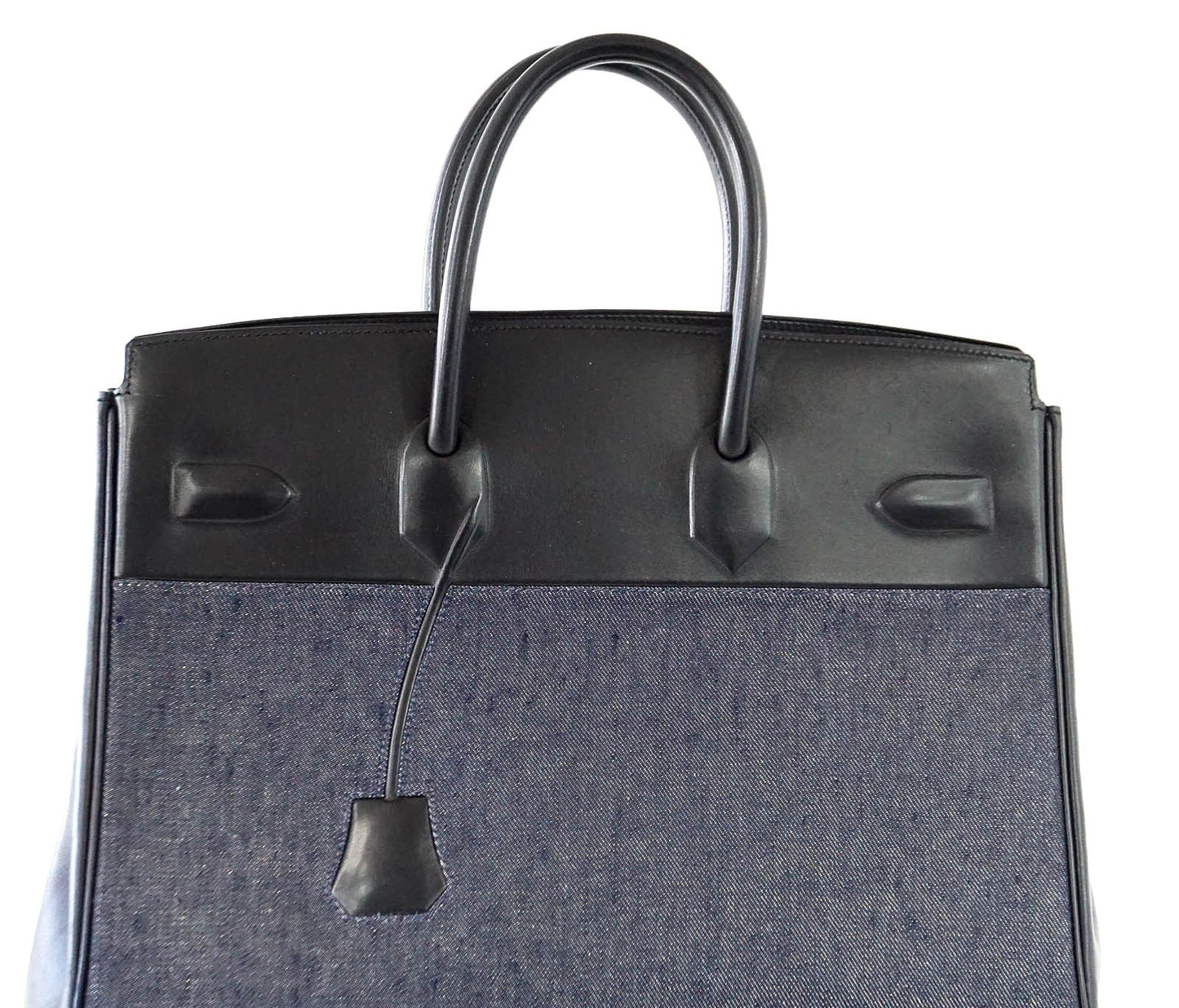 Hermes Birkin 35 Bag Rare Limited Edition Denim Shadow