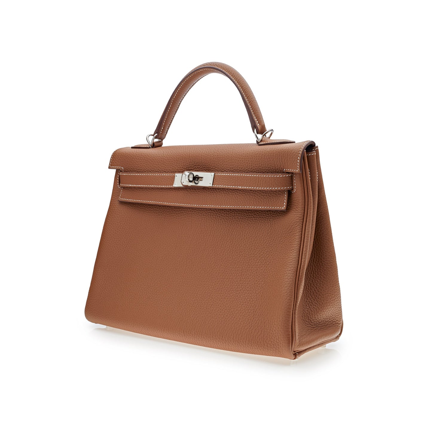 Hermes Kelly 32 Retourne Gold Togo Palladium Hardware