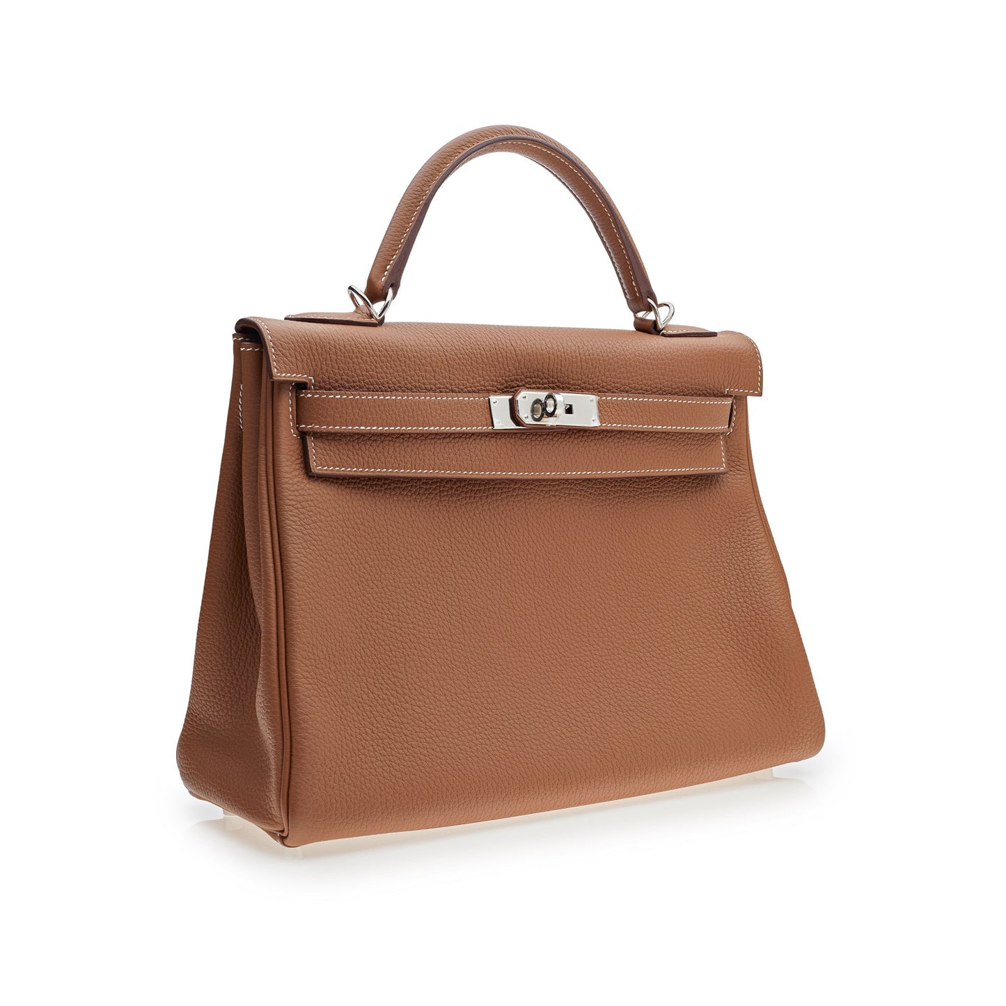 Hermes Kelly 32 Retourne Gold Togo Palladium Hardware