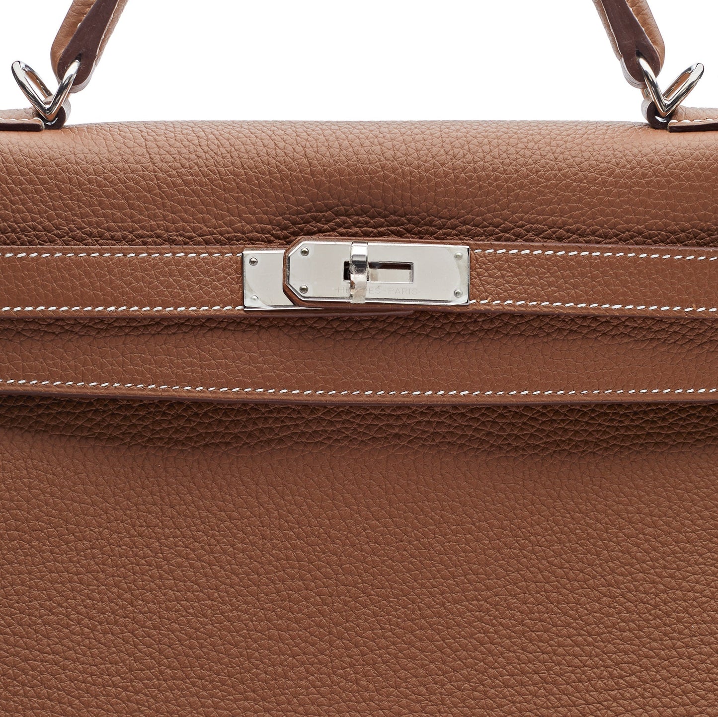 Hermes Kelly 32 Retourne Gold Togo Palladium Hardware