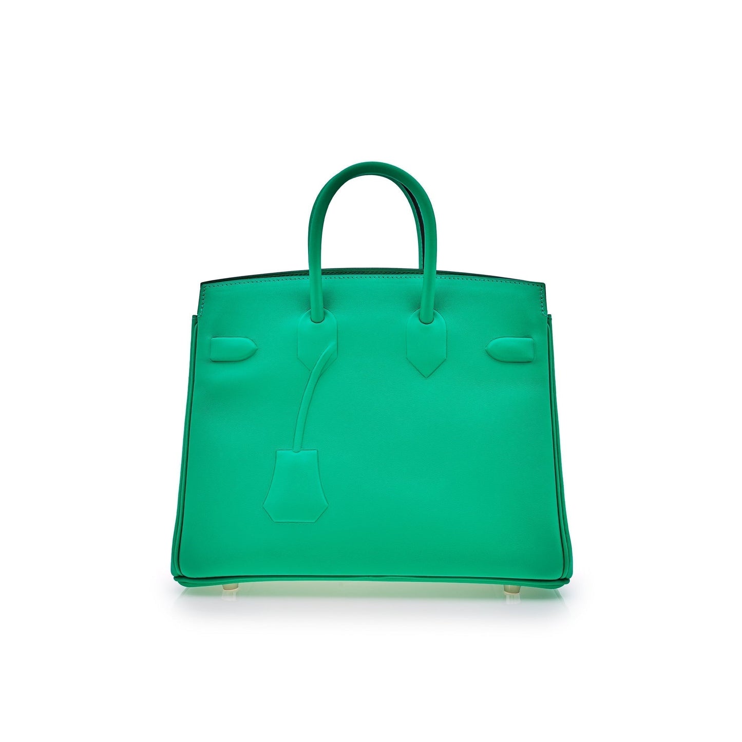 Hermes Birkin 25 Shadow Bag Menthe Swift Leather