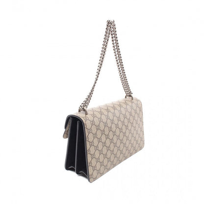 Gucci Dionysus Gg Supreme Chain Shoulder Bag,Beige