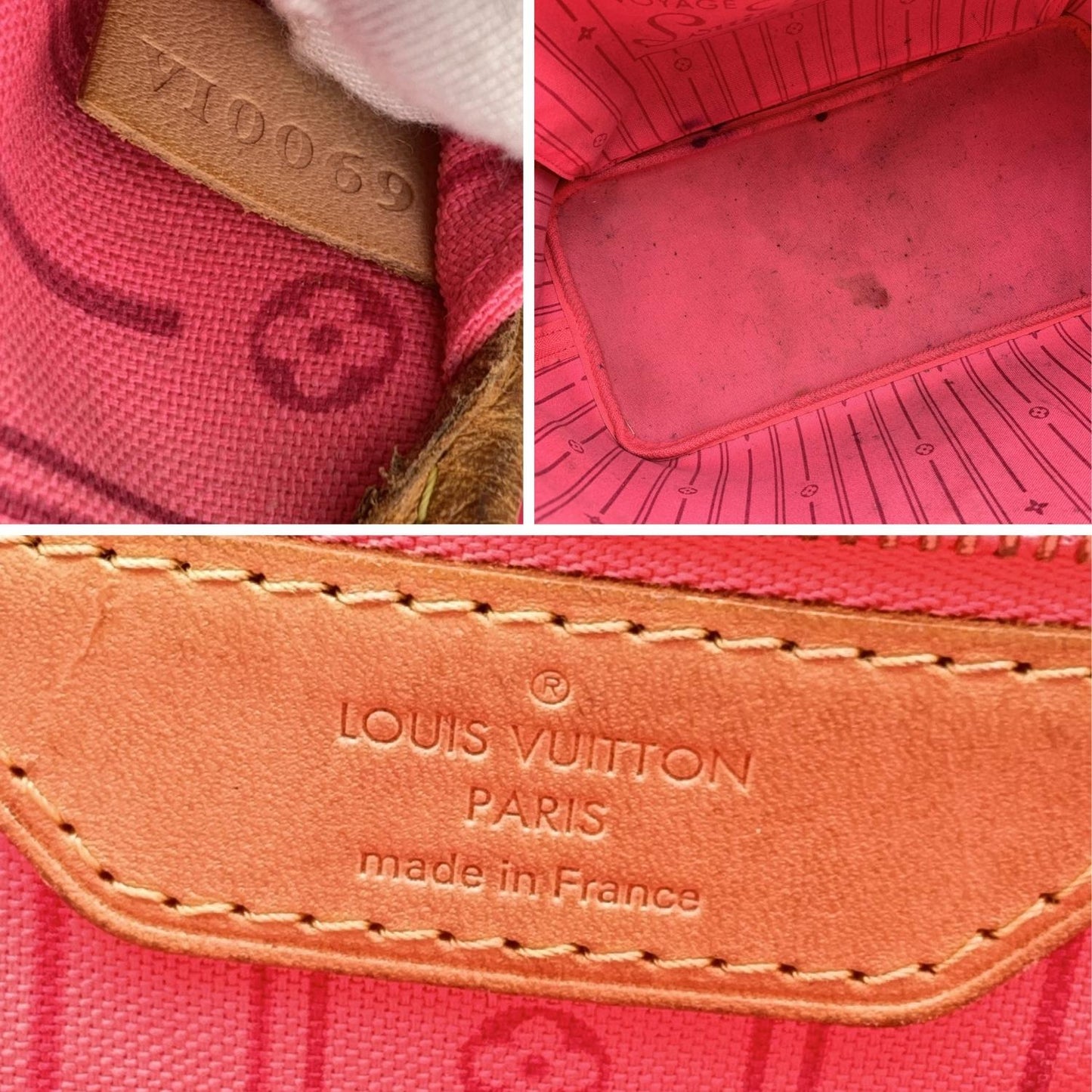 Louis Vuitton  Monogram Canvas Steven Sprouse Roses Neverfull Mm Bag