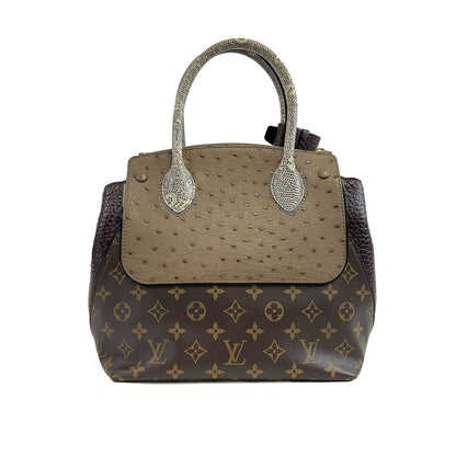 Louis Vuitton  - Exotique Monogram Ostrich Python Majestueux - MM Bag