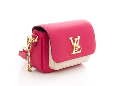 Louis Vuitton "Lock me Tender" Hot Pink Cross-Body