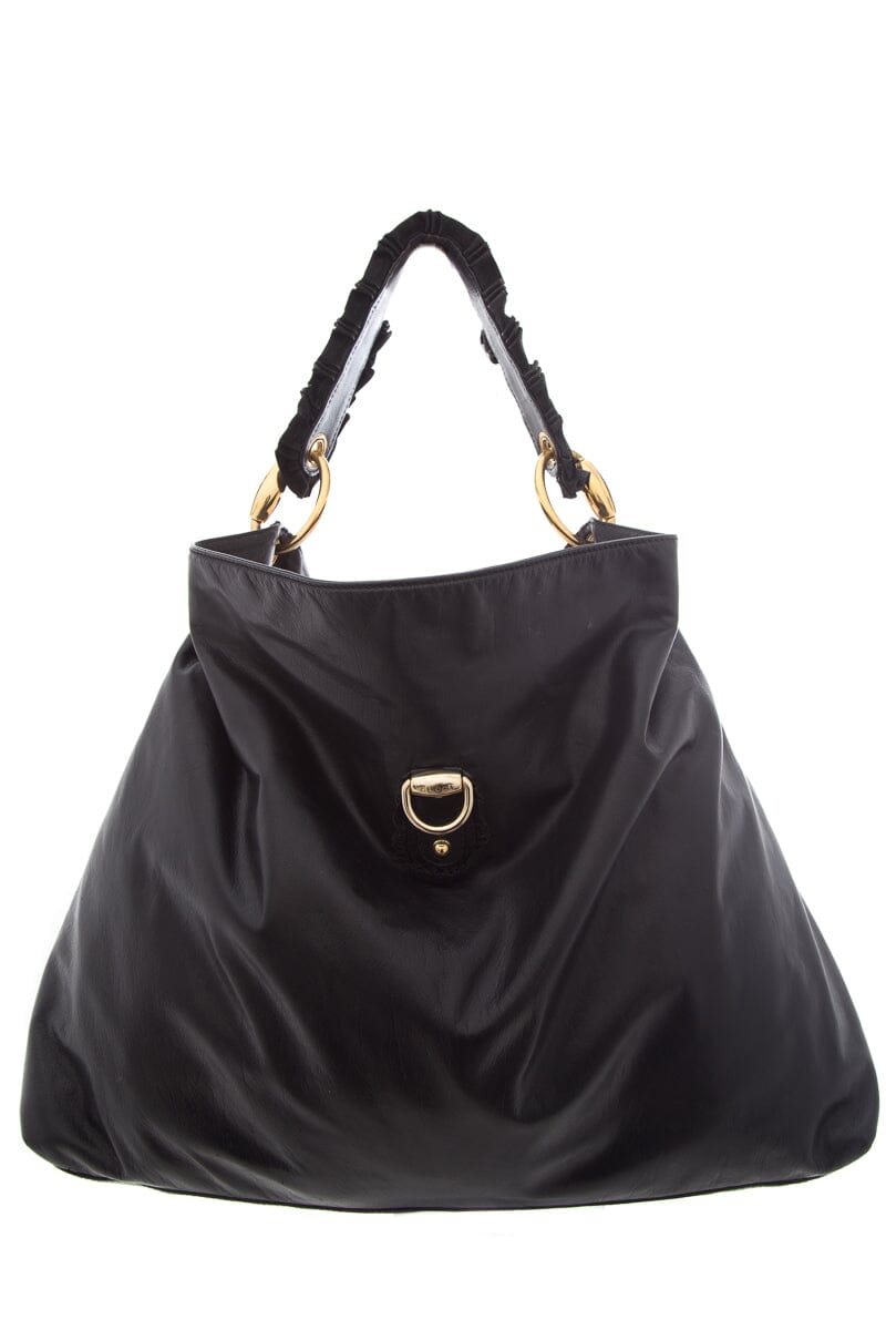 Gucci Black Leather Tote