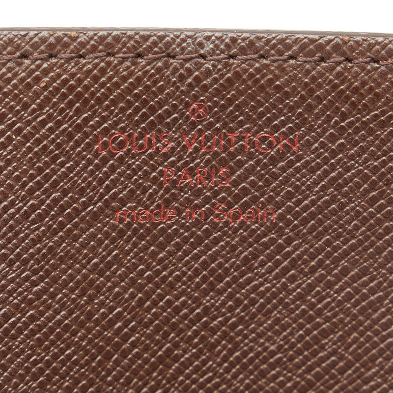 Louis Vuitton Damière Amvélop Culture Du Visit Cardcase N62920 Eve Brown PVC Leather Ladies Louis Vuitton