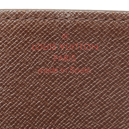 Louis Vuitton Damière Amvélop Culture Du Visit Cardcase N62920 Eve Brown PVC Leather Ladies Louis Vuitton