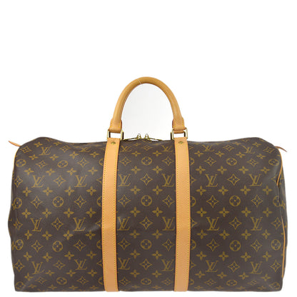 Louis Vuitton 2003 Monogram Keepall 50 Duffle Travel Handbag M41426