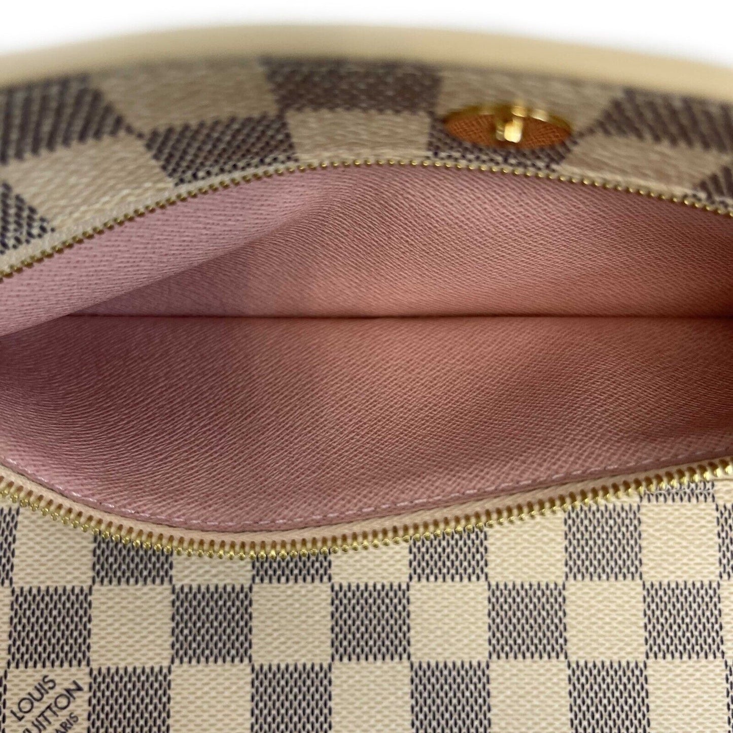 Louis Vuitton  - Rare Damier Azur Summer Trunks Pochette Weekend Chain Crossbody