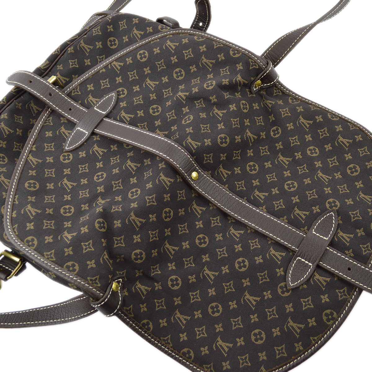 Louis Vuitton 2006 Monogram Mini Lin Saumur 30 Shoulder Bag M95227