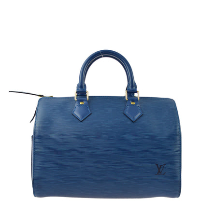 Louis Vuitton 1999 Blue Epi Speedy 25 M43015