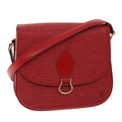 Louis Vuitton  Epi Saint Cloud GM Shoulder Bag Red M52197 LV Auth ep218