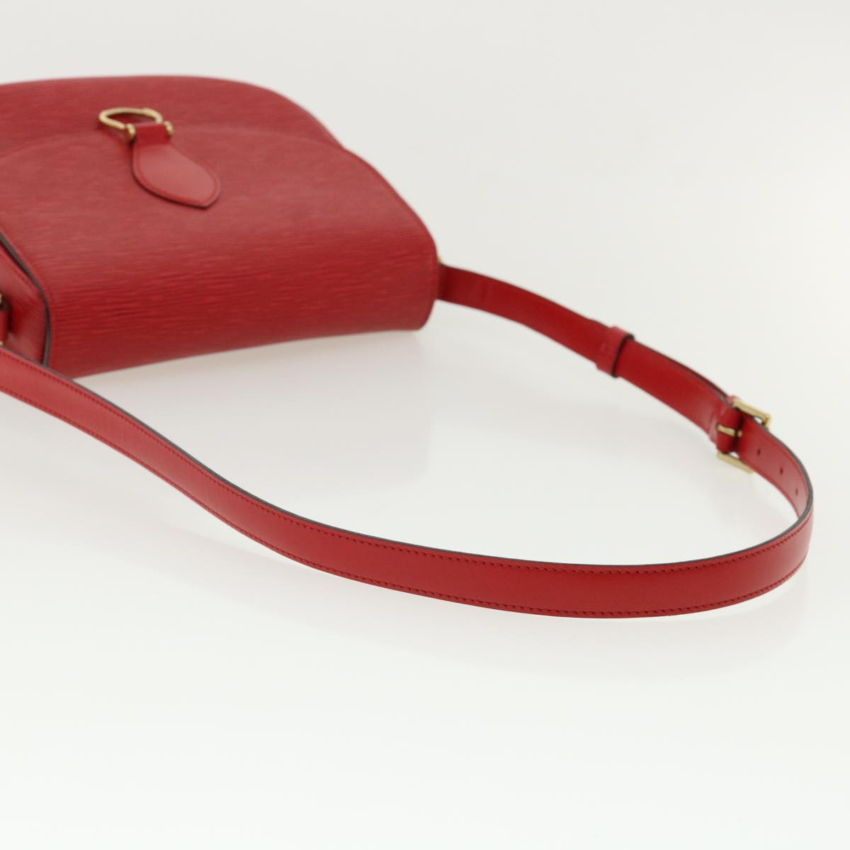 Louis Vuitton  Epi Saint Cloud GM Shoulder Bag Red M52197 LV Auth ep218