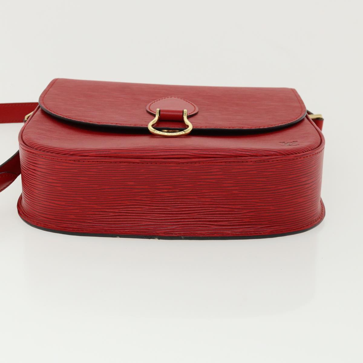 Louis Vuitton  Epi Saint Cloud GM Shoulder Bag Red M52197 LV Auth ep218