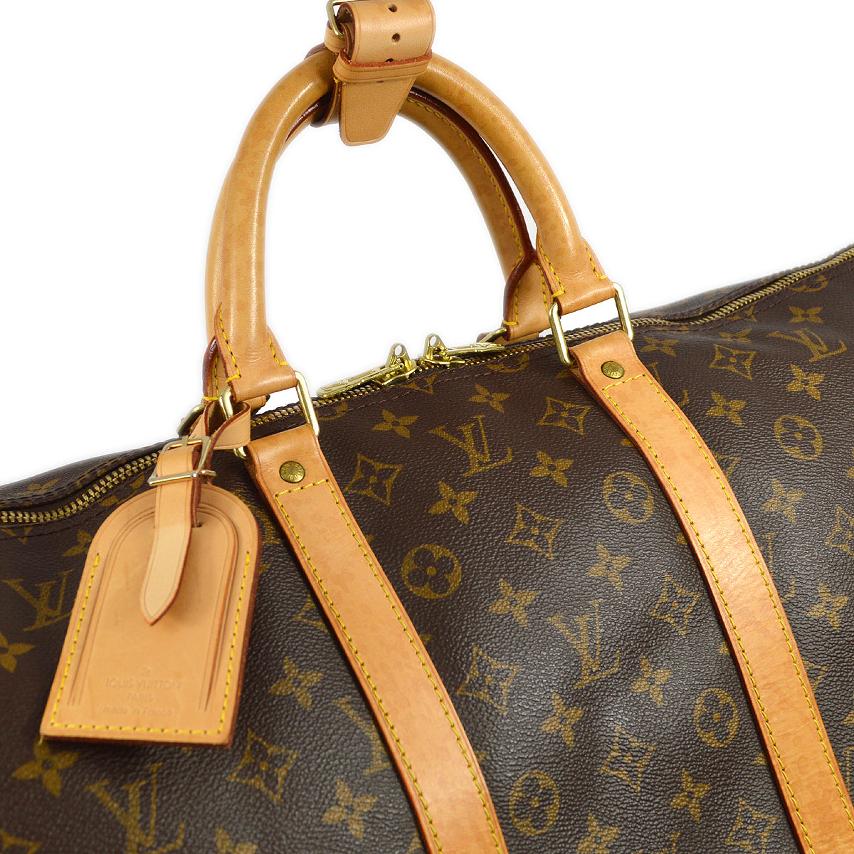 Louis Vuitton 1998 Monogram Keepall Bandouliere 55 Duffle Bag M41414