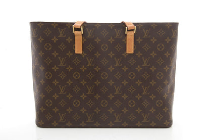 Louis Vuitton 2001 Brown Luco Monogram Canvas Handbag