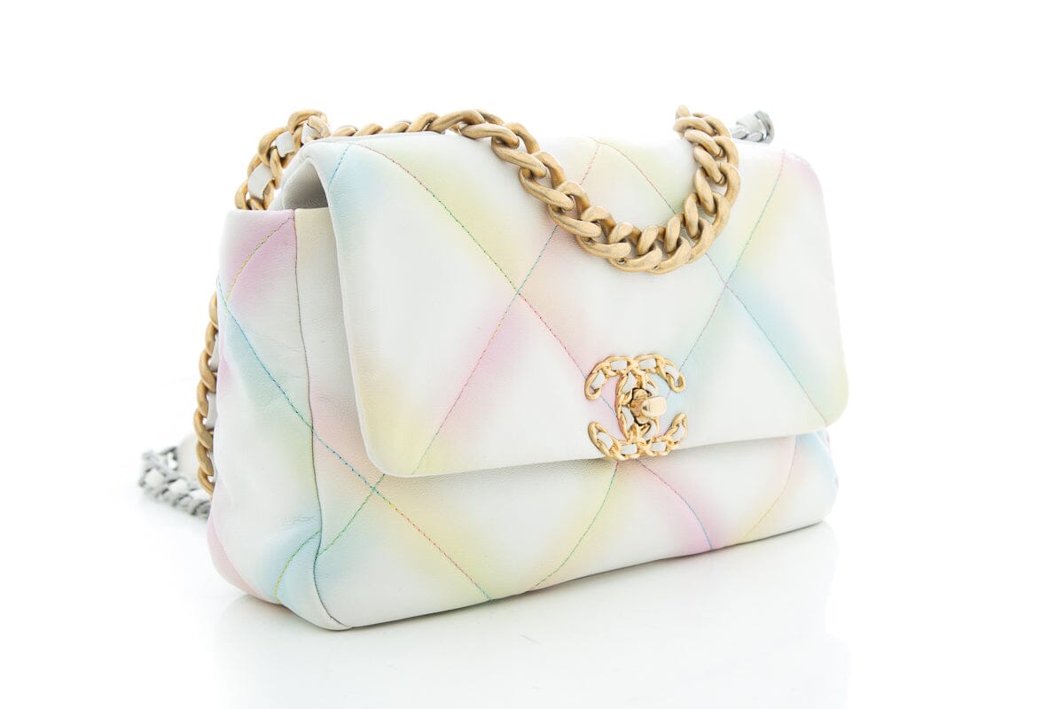 Chanel Rainbow Chanel 19 Small HandBag